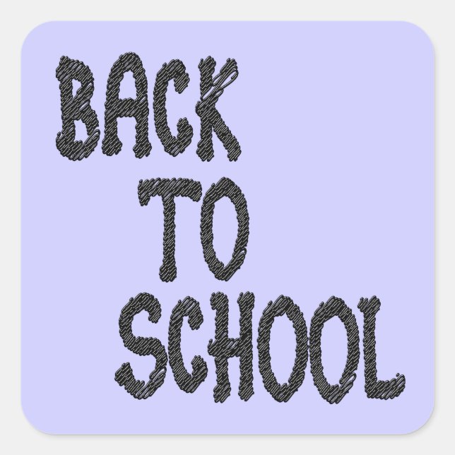 Back to school - sticker (Front)