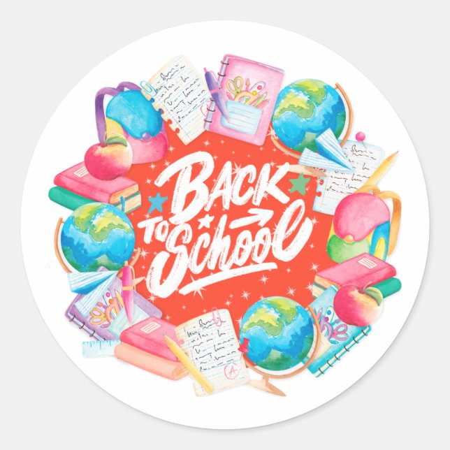 Back to school sticker (Front)