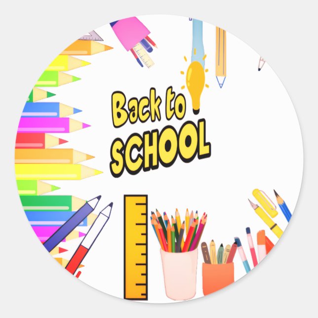 Back To School Sticker (Front)