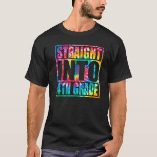 Back To School Straight Into 4th Grade Fourth Grad T-Shirt