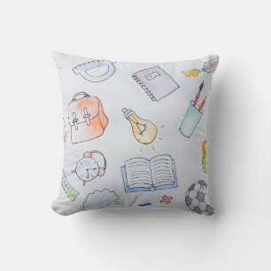 Back To School Study Supplies, School Cushion
