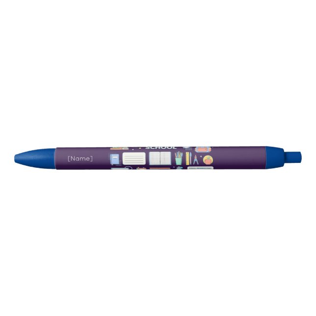 Back to School Supplies Black Ink Pen (Front)