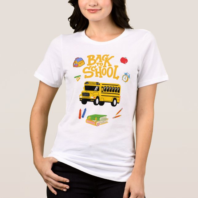 back to school t shirt (Front)