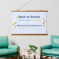 Back to School Tapestry | Classroom Wall Decor