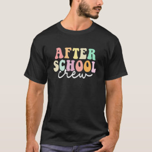 back to school teach love inspire retro teachers w T-Shirt