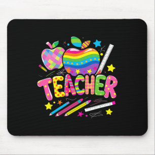 Back To School Teach Love Inspire Teacher Life Ins Mouse Mat