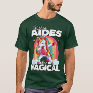 Back to School Teacher Aide Squad Unicorn Magical T-Shirt