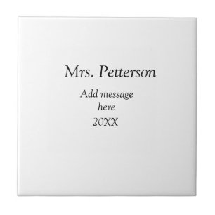 Back to school teacher appreciation add year class tile