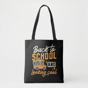 Back To School  Teacher Back To School And Looking Tote Bag