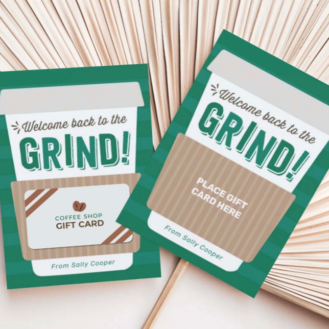 Back to School Teacher Coffee Gift Card Holder (Creator Uploaded)