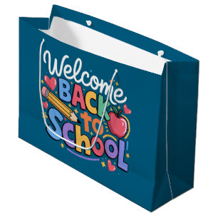 Back to School Teacher First Day of School Funny Large Gift Bag