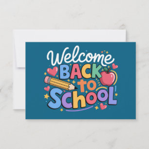 Back to School Teacher First Day of School Funny Thank You Card