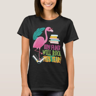 Back To School Teacher Flamingo Lover Men Women T-Shirt