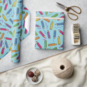 back to school   teacher gift wrapping paper
