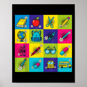 Back To School Teacher Student Men Women Girls Kid Poster