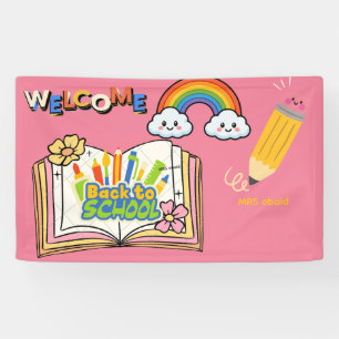 Back to School Teacher Welcome Banner   Colourful 