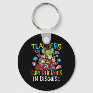 Back To School Teachers Are Superheroes Gifts  Key Ring
