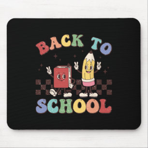 Back To School Teachers Boys Girls Happy First Day Mouse Mat