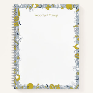 Back to School Teacher's Spiral Notebook