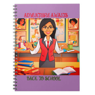 Back To School Teachers' Spiral Photo Notebook