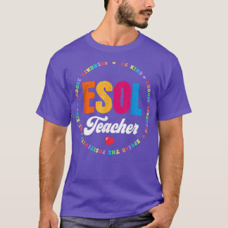 Back to school Teachers Students - Cute ESOL Squad T-Shirt