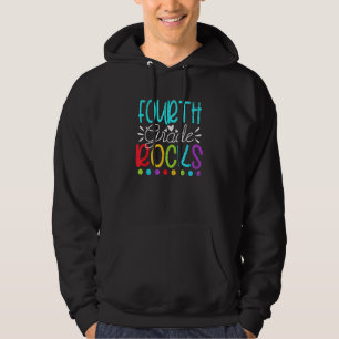 Back To School Team Fourth Grade Hello 4th Grade R Hoodie