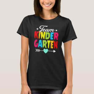 Back To School Team Kindergarten Teacher Cute Firs T-Shirt