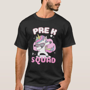 Back To School Team Pre- K Dabbing Unicorn Squad C T-Shirt