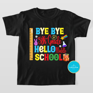 Back to School Tee Hello Middle School T-Shirt