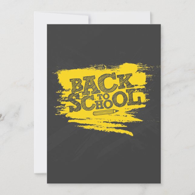 Back to school  thank you card (Front)