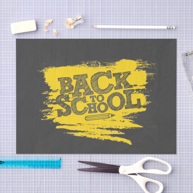 Back to School Tissue Paper – Gift Wrapping  (Craft)