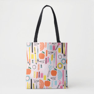 Back to school tote bag