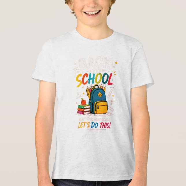 Back to School Tri-Blend Shirt (Front)