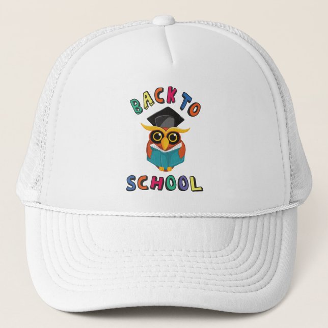Back to school trucker hat (Front)
