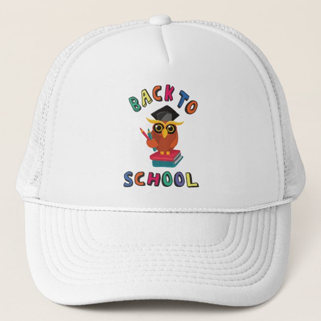 Back to school trucker hat (Front)