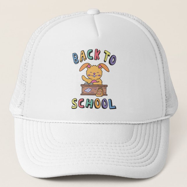Back to school trucker hat (Front)