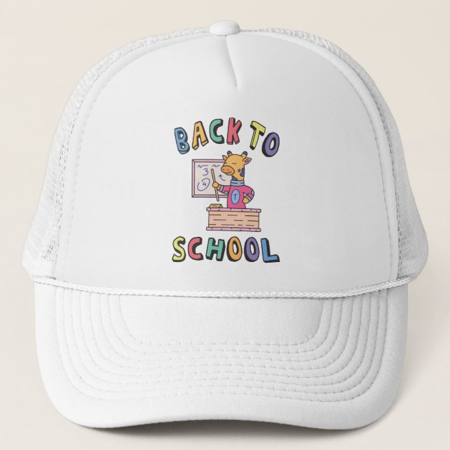 Back to school trucker hat (Front)