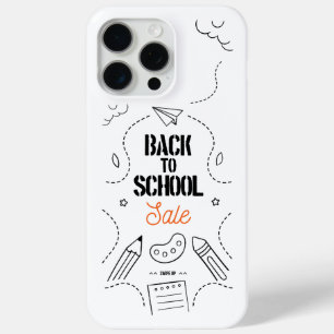 Back to School Typography Design iPhone 15 Pro Max Case