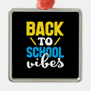 Back To School Vibes Metal Tree Decoration