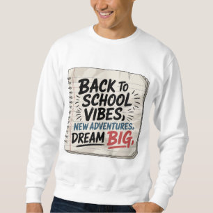 Back to School Vibes – Motivational Men's Tee