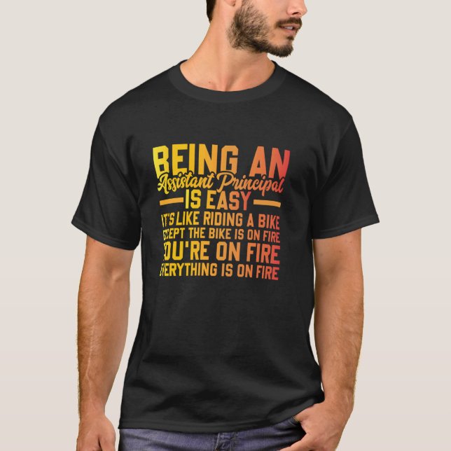 Back To School Vice Principal Profession Assistant T-Shirt (Front)