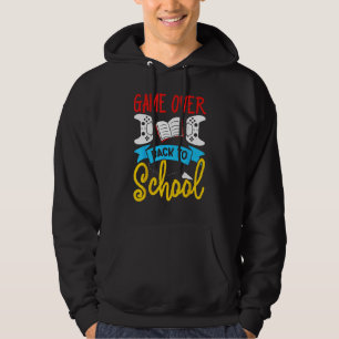 Back to School Video Game Teacher Games Over Hoodie