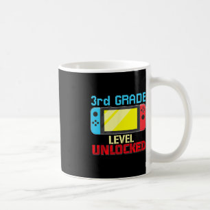 Back to School Video Gamer 3rd Grade Level Unlocke Coffee Mug