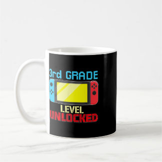 Back To School Video Gamer 3rd Grade Level Unlocke Coffee Mug
