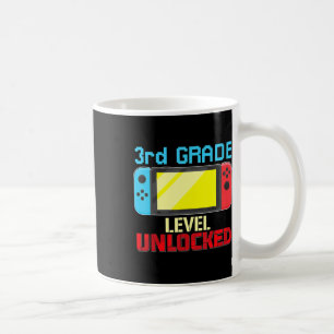 Back to School Video Gamer 3rd Grade Level Unlocke Coffee Mug