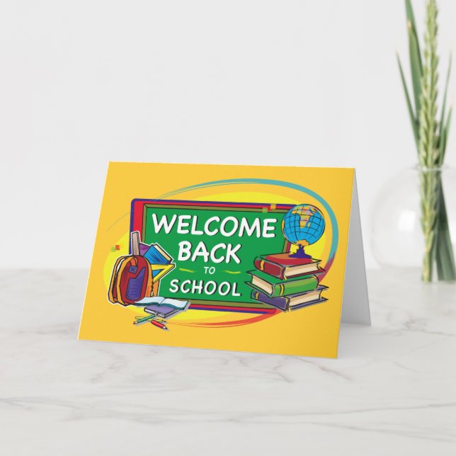 Back to School Welcome Card (Front)