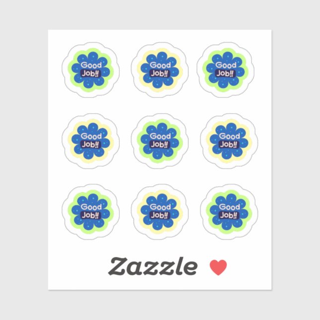 Back to School "Well Done" Stickers (Sheet)