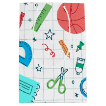 Back to school white supplies