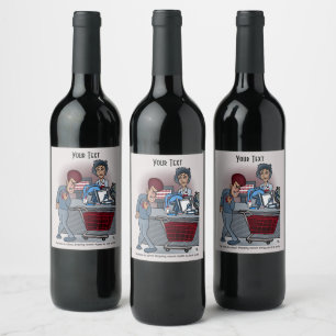 Back To School Wine Label