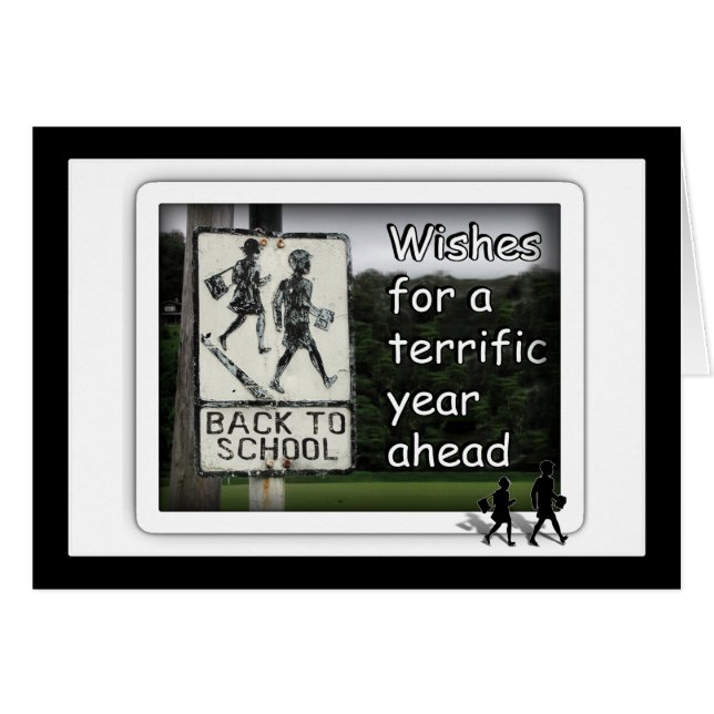 Back to School Wishes for a Great Year (Front Horizontal)